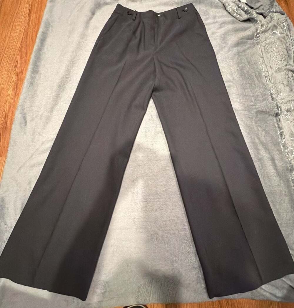 Talbots Italian Wool Blend Wide Leg Trousers
